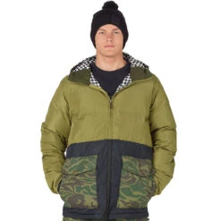 Analog Kilroy Snowboardjacke Olive Branch/True Black/Rifle Green Herren