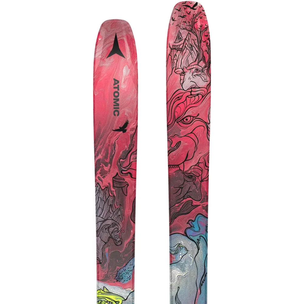 Atomic Bent 110 Freeski Red Metalic/Blue Damen, Herren – Bild 3