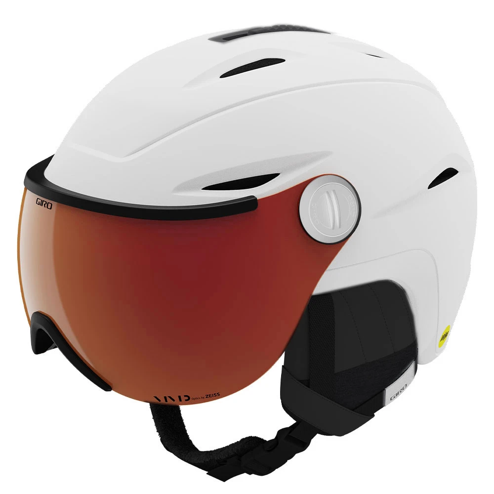 Giro Essence MIPS Vivid Skihelm Matte White/Vivid Copper Damen – Bild 4