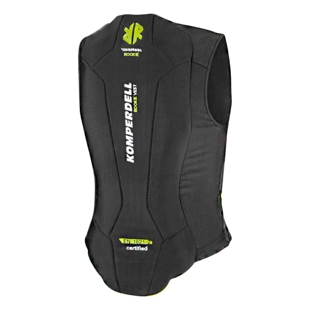 Komperdell Pro Vest ECO Junior Protektorweste Black/Neon Yellow Kinder – Bild 2