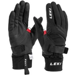 Leki Nordic Course Shark Skihandschuhe Black Herren