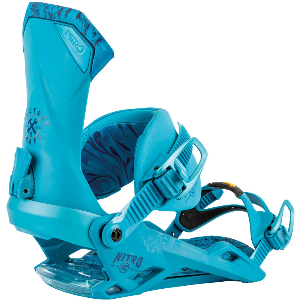 Nitro Team Snowboardbindung FCS Blue Herren – Bild 2