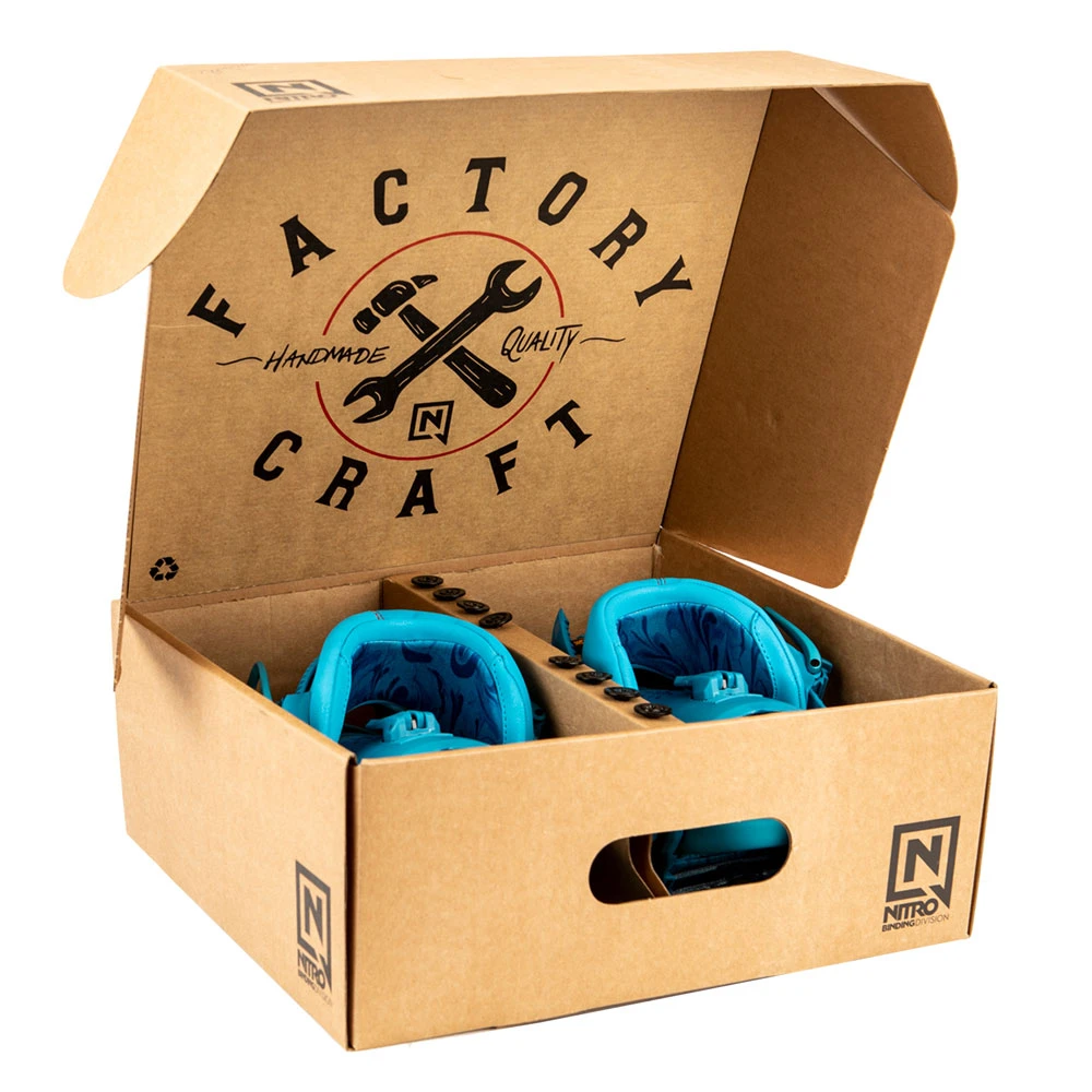 Nitro Team Snowboardbindung FCS Blue Herren – Bild 6