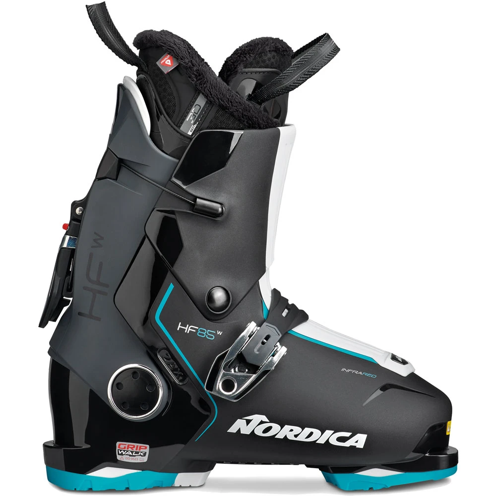 Nordica HF 85 W GW Skischuhe Black/Light Blue/White Damen