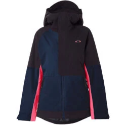 Oakley Camellia Shell Skijacke Black/Blue Damen