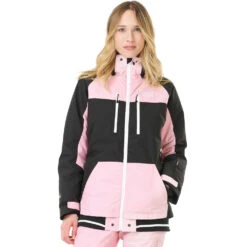 Picture Lander Print Winterjacke Pink Damen
