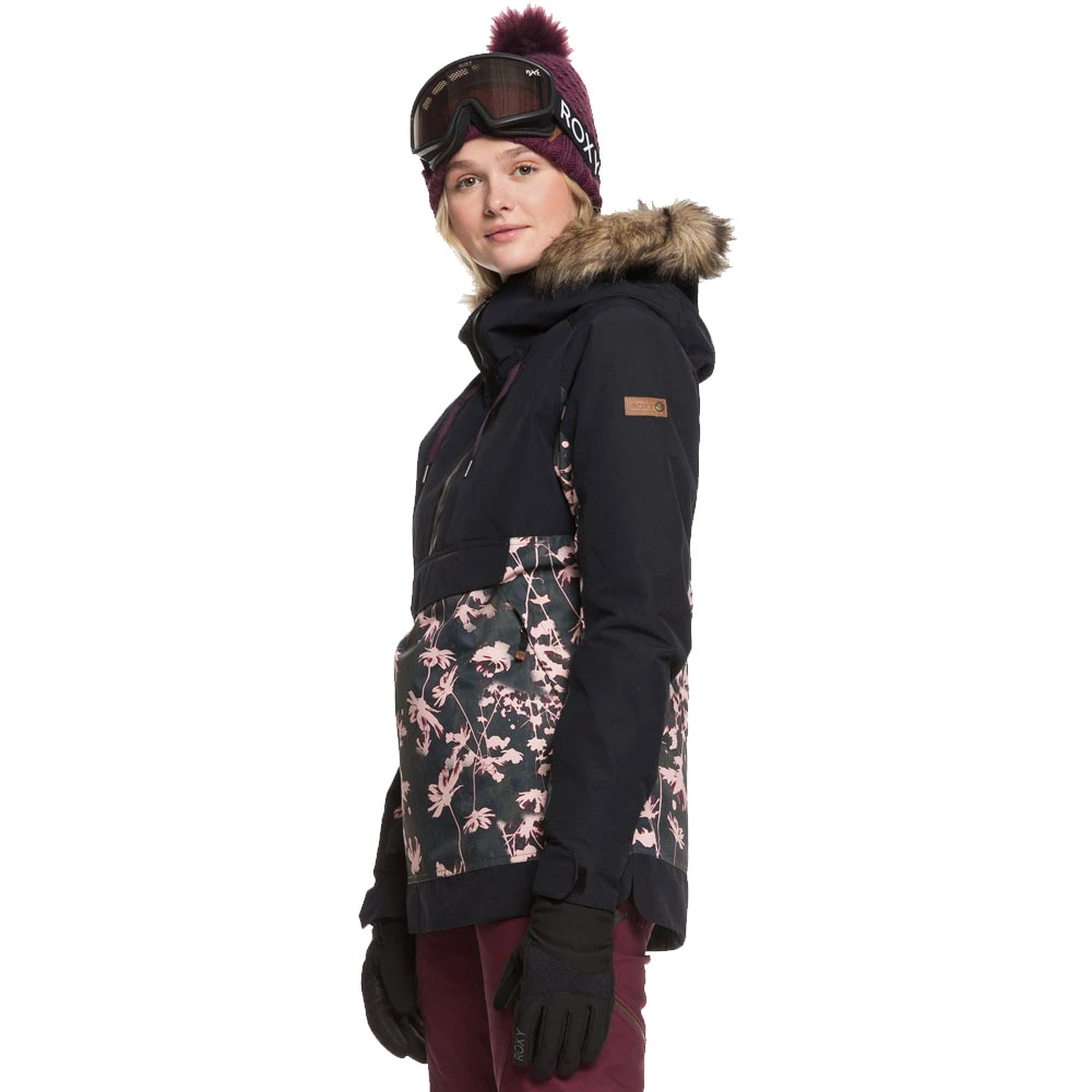 Roxy Shelter Skijacke True Black Poppy Damen – Bild 3