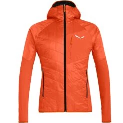 Salewa Ortles Hybrid Skipullover Orange Herren