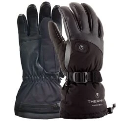 Therm-ic Powergloves Leather Beheizte Handschuhe Black Damen