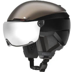 Volant Amid Visor HD Plus Snowboardhelm Mit Visier Champagne/Black Chrome Damen, Herren