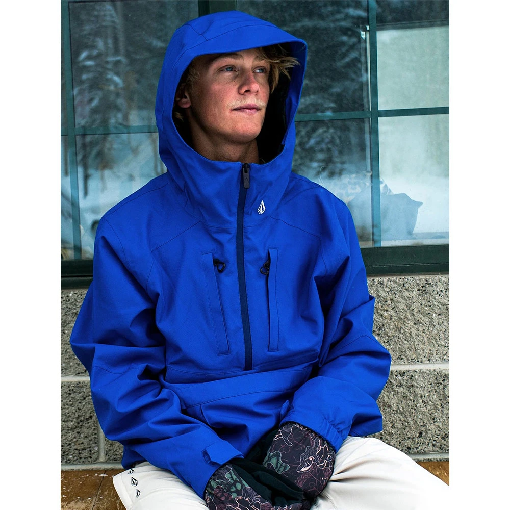 Volcom Brighton Pullover Snowboardjacke Bright Blue Herren – Bild 4