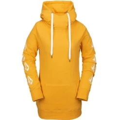 Volcom Costus Pullover Fleece-Midlayer Yellow Damen