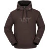 Volcom D.I. Fleece Hoodie Brown Herren