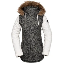 Volcom Fawn Insulated Funktionsjacke Leopard Damen