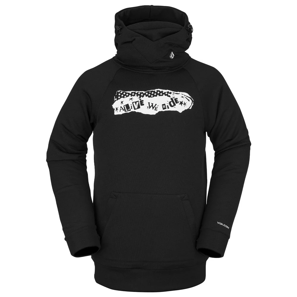 Volcom Hydro Riding Kapuzenpullover Black Herren