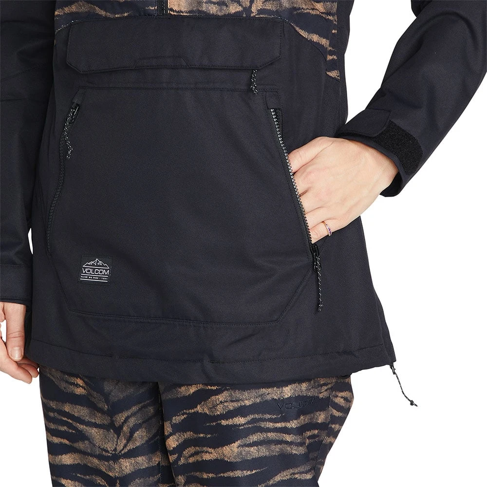 Volcom Mirror Pullover Schneejacke Tiger Print Damen – Bild 5