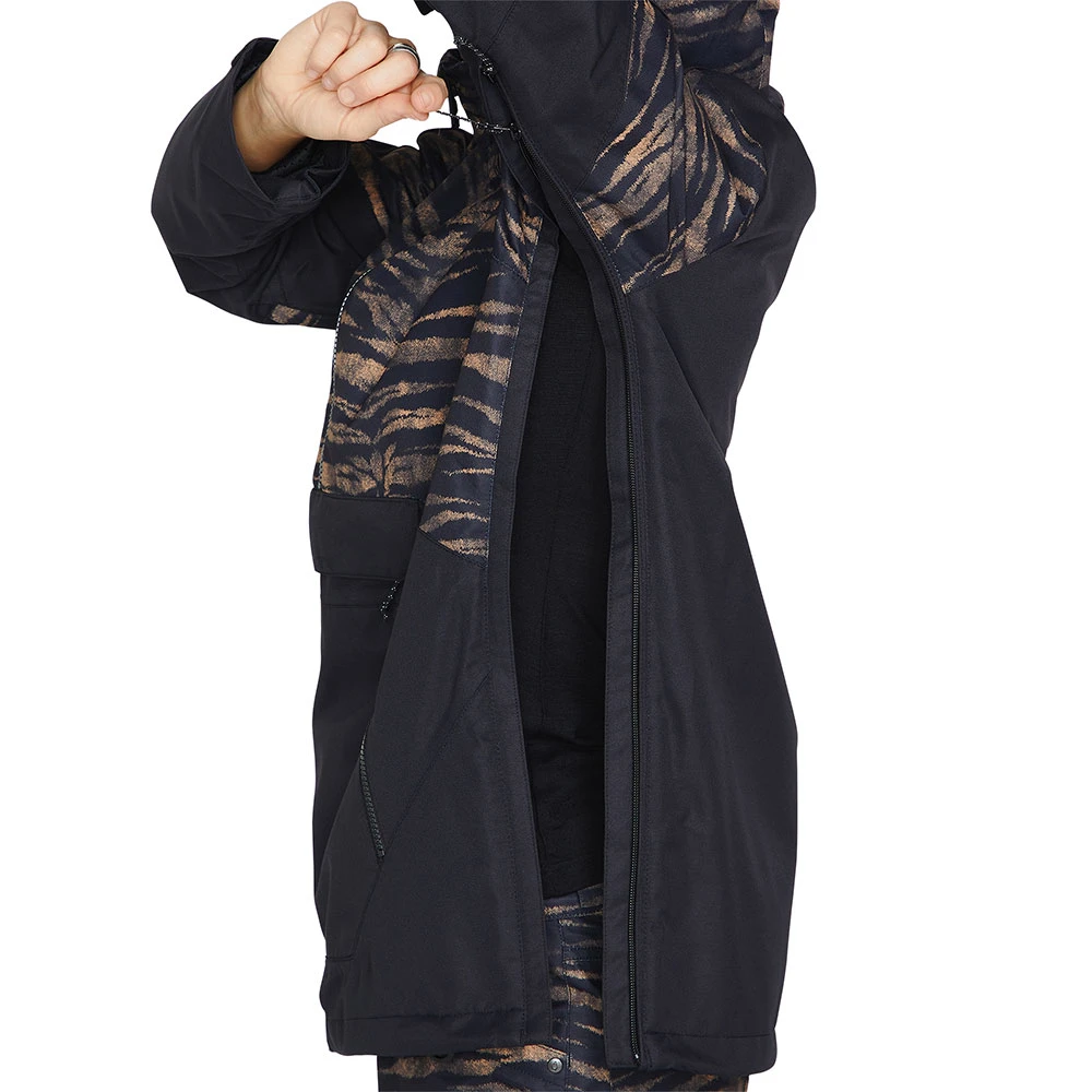 Volcom Mirror Pullover Schneejacke Tiger Print Damen – Bild 6