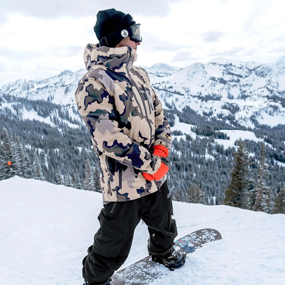 Volcom TDS Infrared Gore-Tex Wintersportjacke Drill Khaki Herren – Bild 9