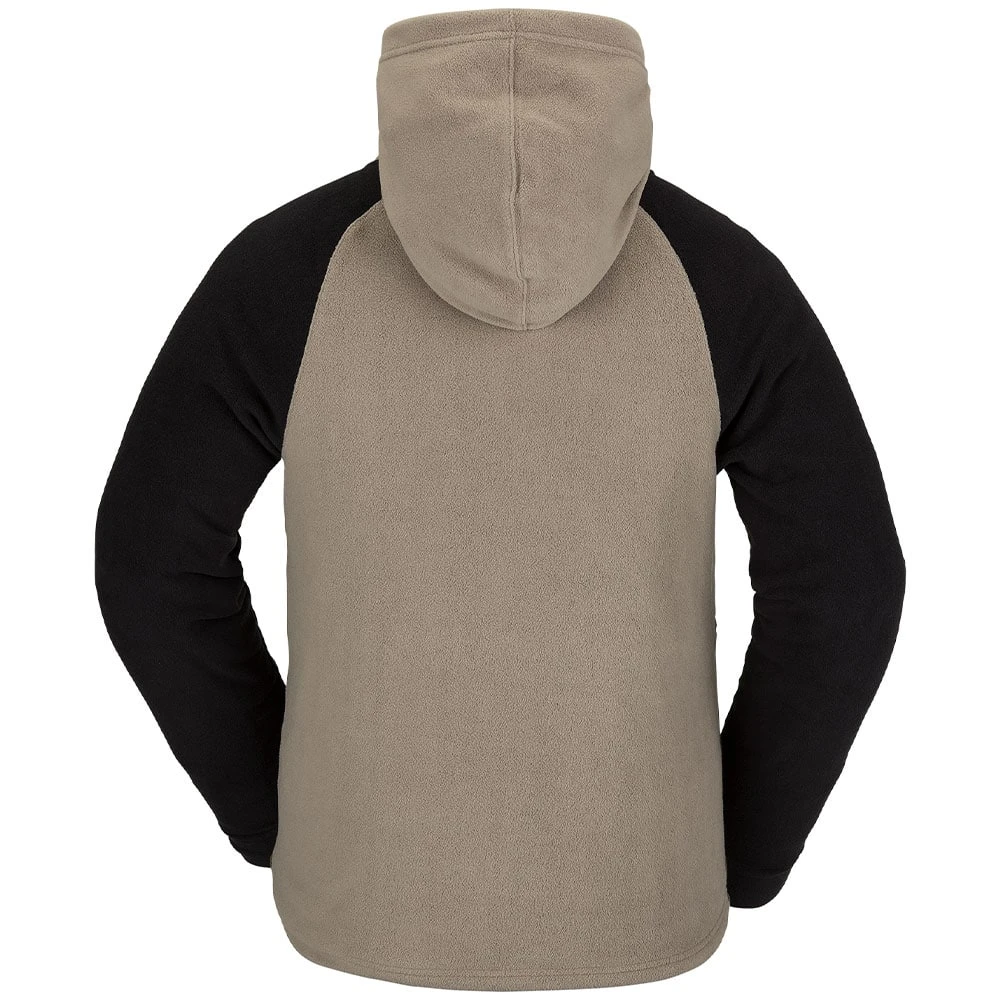 Volcom V-Science Full Zip Fleece Jacke Dark Khaki Herren – Bild 2